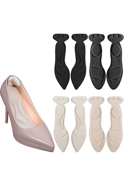 TERRIFI High Heel Insoles for Women, 4 Pairs Anti Slip Cushion Inserts, Breat...