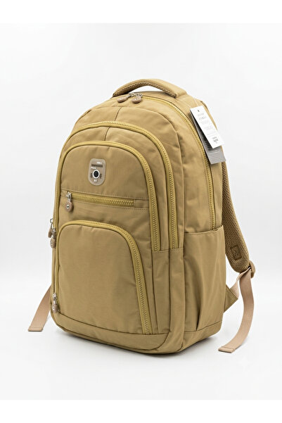 Malkan Unisex youth backpack with laptop compartment and back pocket detail, ...