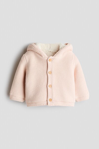 H&M Kapüşonlu ve Pelüş Astarlı Hırka