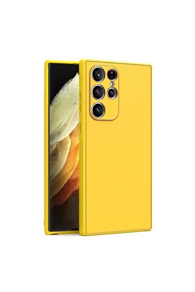 AUDIOX Yolo Case » Samsung S22 Ultra, -Leather, TPU Edge, Yellow