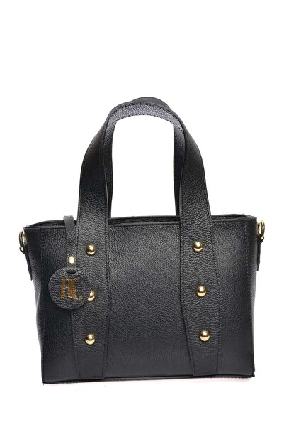 SimpleFind Anna Luchini Geanta piele -Tessa-Negru,Geanta de mana piele natura...