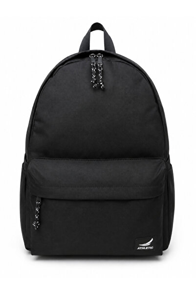 Dadacuq Black Backpack – Daily Use, School and Sports Bag |   Unisex with Zip...