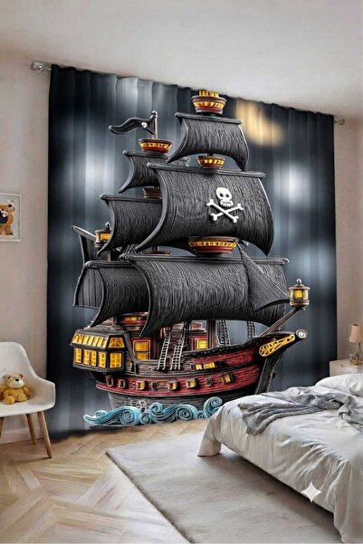 Elmas Dizayn Custom Design Luxury Organic Cotton Double Wing Background Curta...
