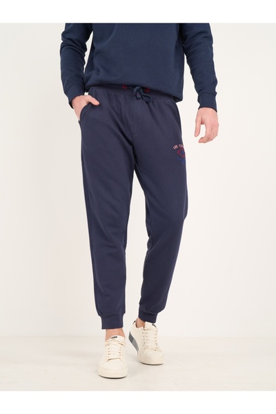 Lee Cooper - Pantaloni sport barbat cu logo si buzunare