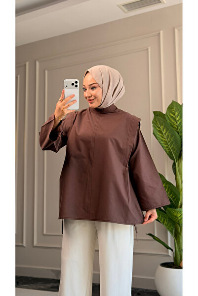 Suede Style 6558 - Stylish, Comfortable, Underarm Side Tie Detail, Woven Soft...