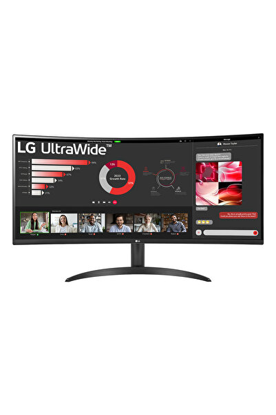 LG UltraWide 34WR50QK-B Curbat 34 inch UWQHD VA 5 ms 100 Hz HDR "34WR50QK-B"