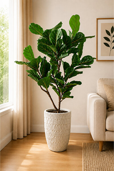 Generic Artificial Plants Nearly Natural Fiddle Leaf Plant - 130 CM