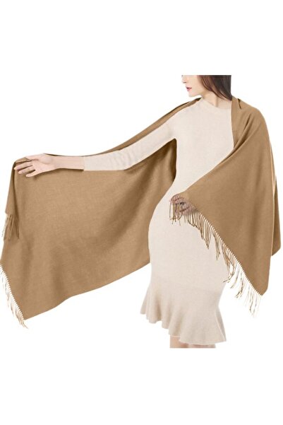 STARSTAR Women's scarf burgundy 200x70cm warm winter wedding.