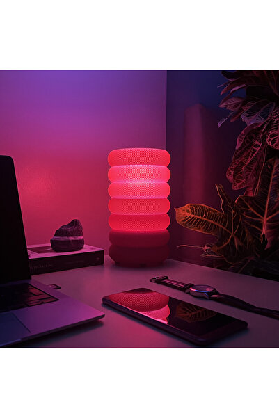 Haymalab Zen Nervür RGB Masa Lambası - WiFi Akıllı Gece Lambası E27 LED