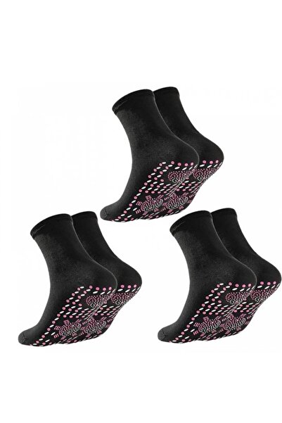 STARSTAR 3 pairs - Warm socks Hiking Sports Winter ski Black Outdoor Slippers...