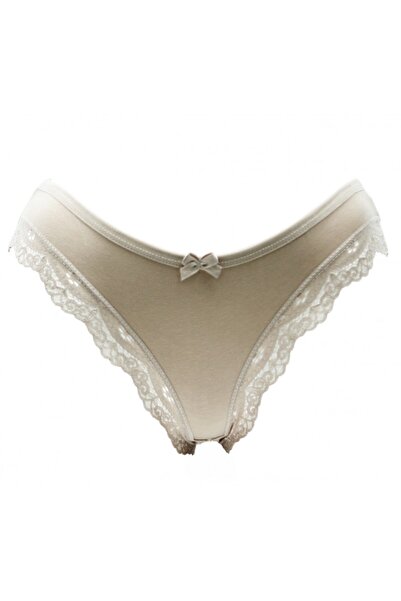 HUNEX UNDERWEAR Γυναικείο σλιπ με δαντέλα βιζόν 5710VIZ, Μέγεθος 3XL