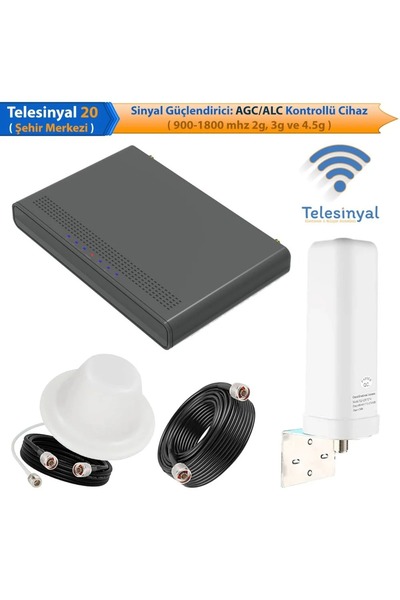 Telesinyal GSM Telefon Sinyal, Şebeke Güçlendirici Ve Yükseltici AGC/ALC (ŞEH...