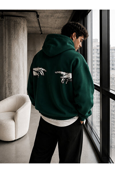 COMANCHERO Unisex Hand Drawn Printed Winter Hooded Sweatshirt