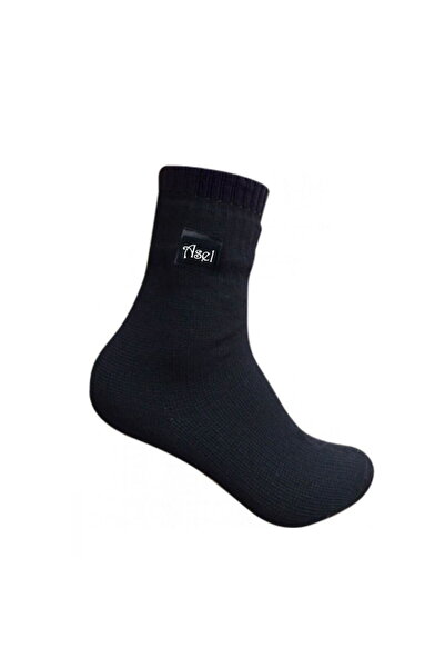 İkranur 5 Adet Asel Terletmeyen Üşütmeyen Hava Alabilen Çorap Mest Siyah