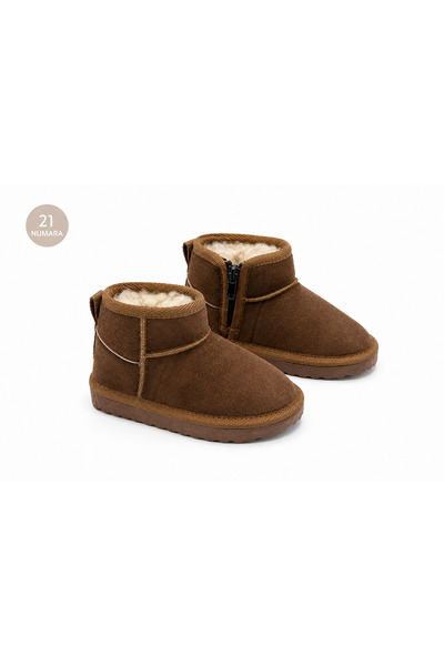 CRAFT MODA Girls/Boys' Fur-Lined Boots – Warm, Non-Slip Sole
