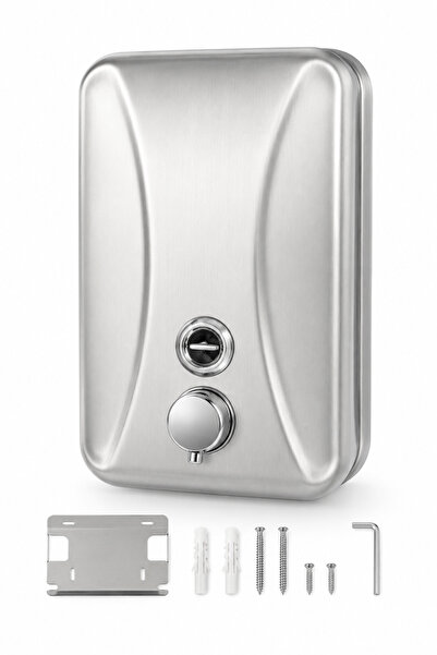 Condi Collection 1000 ml Stainless Steel Wall Mounted Liquid Soap Dispenser –...