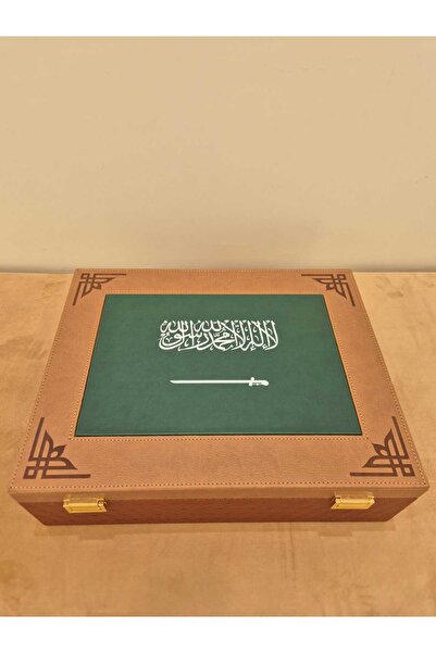 Generic Brand صندوق (برزة الطيب )لإهداء العود وتوابعه صندوق فاخر مزين بعلم دو...