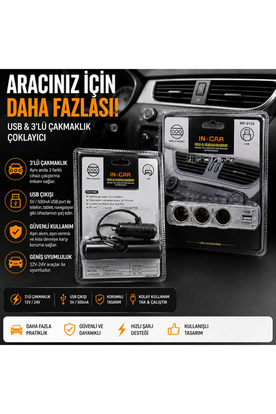 SOKETÇİM Çakmaklık Çoğaltıcı 3’lü