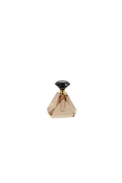 Mikasa Moor Kristal Şampanya Siyah Dekoratif Parfüm Şişe 10x5x12cm
