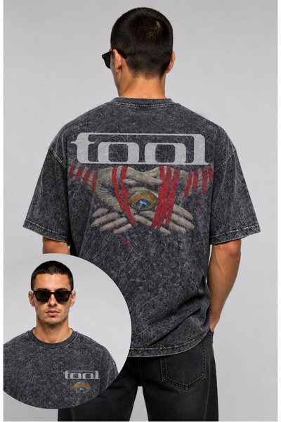 Fuddy Moda Unisex Oversize Tool Lateralus Back Printed Washable Rock Band T-S...