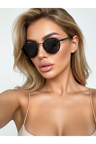 Take Two By Styli Retro Round Metal Sunglasses