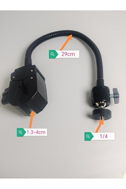 Choice1 QJYT-1 Universal Large Fixture 360 Degree Camera Bracket with Metal F...