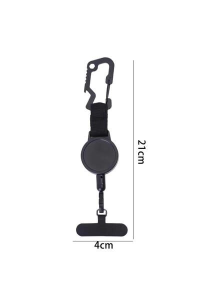 Choice3 B Retractable Anti-Theft Phone Holder Cellphone Lanyard Strap Smartph...