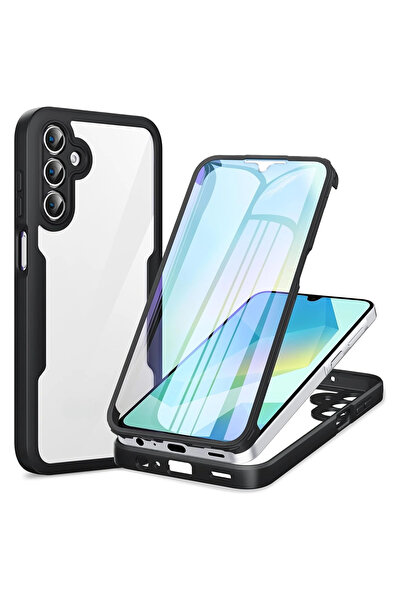Choice30 Galaxy A56 5G black Clear 360° Full Body Screen Protector Case For A...