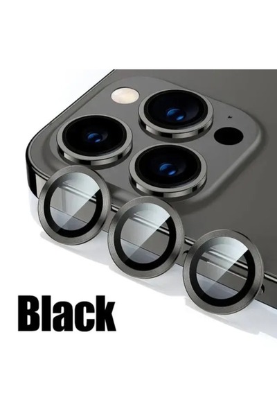Choice5 Tempered glass 16 Pro or 16 Promax black Lens Tempered Glass Protecto...