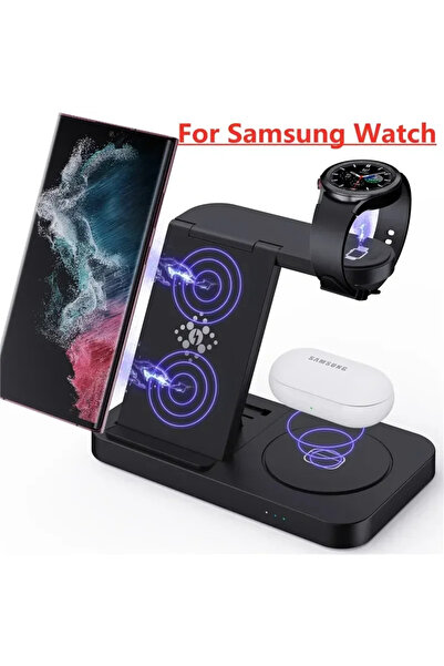 Choice VIKEFON For Samsung Watch Travel 4 in 1 Wireless Charger Dock Foldable...