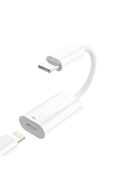 Choice For TypeC USB-C Male to Lightning Female OTG Adapter - Support Chargin...