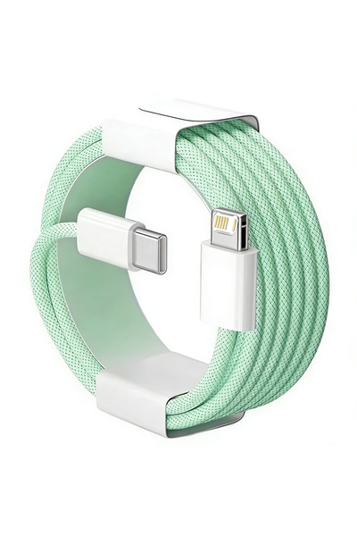 choice2 1m green PD 30W USB Cable For iPhone 14 13 12 11 Pro Max 7 8 14 Plus ...