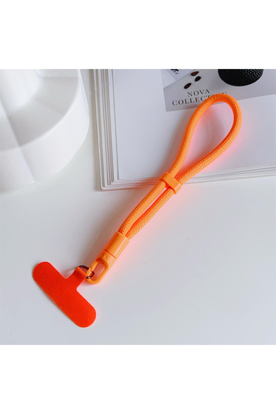 Choice8 Orange Fashion 360° Rotate Buckle Adjustable Phone Lanyard Self-Locki...