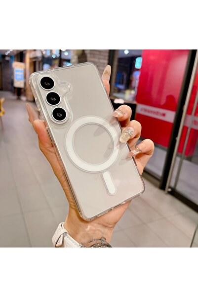 Choice13 Galaxy S22 Ultra 5G Clear Magnetic Charge Phone Case For S26 S25 S24...