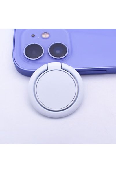 Choice WHITE 360 Degree Rotating Phone Holder, Car Phone Buckle, Finger Buckl...