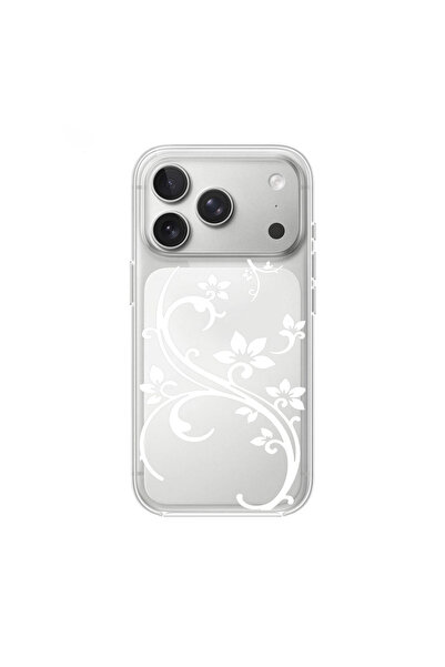 Choice23 iPhone 16 B Luxury Art Flower Transparent Phone Case For iPhone 17AI...