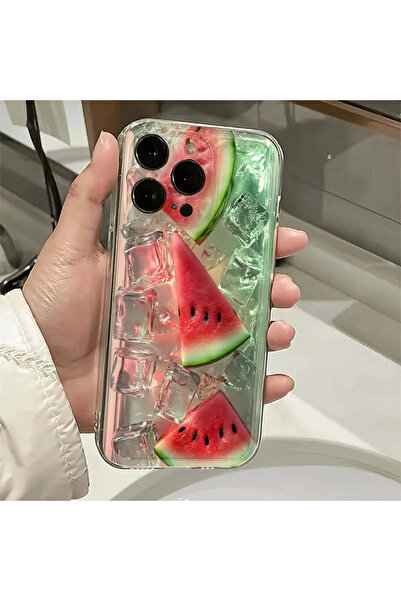 Choice29 iPhone 16 only Case Ins Summer Fresh Iced Watermelon Simplicity Fash...
