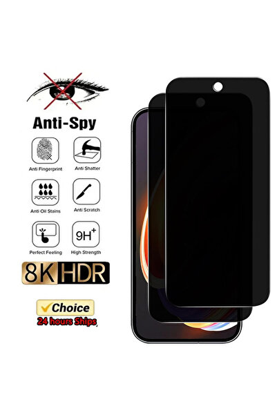 Choice4 Google Pixel 10 Tempered glass black 3D Anti Spy Tempered Glass For G...