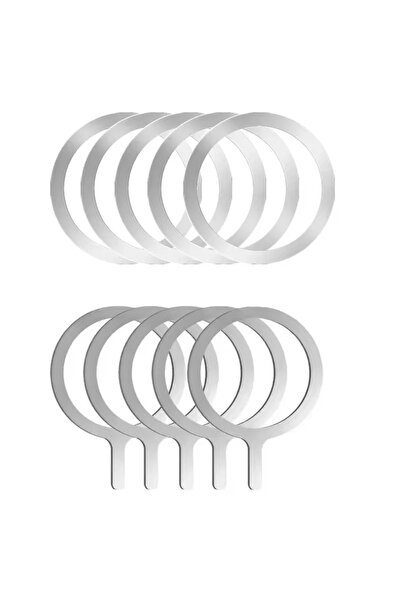 Choice 10Pcs Mix A Stainless Steel Universal Magnetic Metal Plate Ring For Ma...