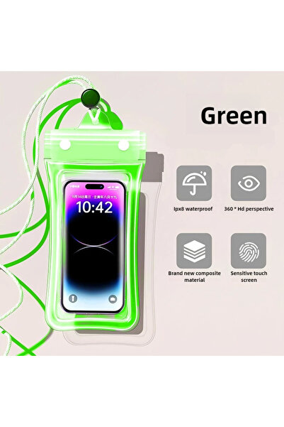 Choice1 Green Universal Waterproof Phone Cases Bag For Various Models iPhone ...