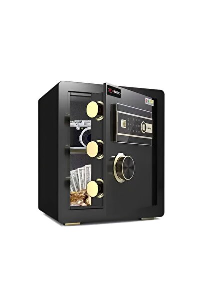 INEO SMART HOME Safe with Electronic Keypad and Key INEO SF02 Black – Small S...