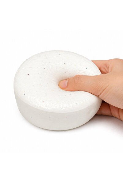 SHOP LIKE A PRO Toast Rotund Squishy Slow Rise, 10 cm, Super Moale, Jucărie A...