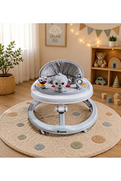N.zone Multifunctional Lightweight Baby Walker with Interactive Toys and 8 Wh...