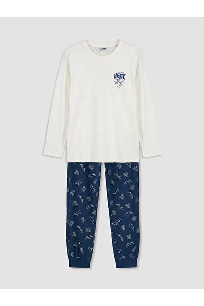 LC Waikiki Printed Boys' Pyjamas Set