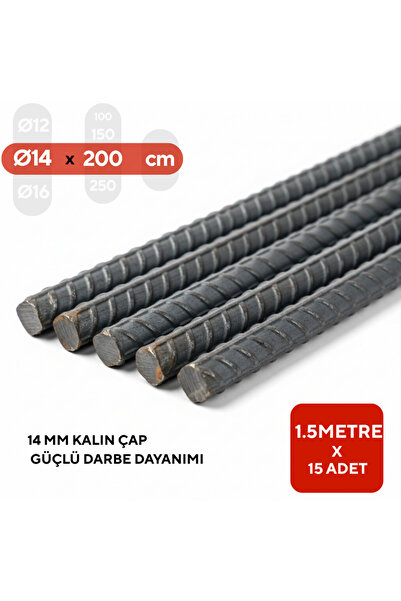 mm demir market Elektrikli Çit İzolatörü Uyumlu 14 mm Demir Çubuk 150 cm 15 A...