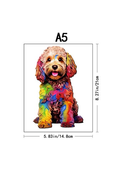 Choice K131-A5 Jigsaw Puzzle Mysterious Animal Puzzles Dog Puzzles Gift for A...
