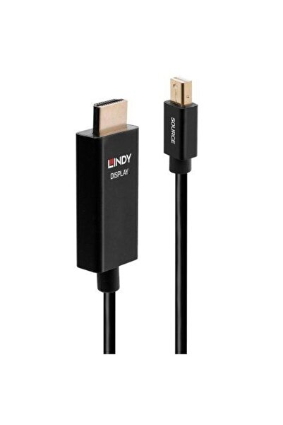 LİNDY LY-40921 Кабел DisplayPort към HDMI 1м, Черен