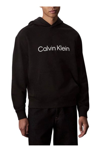 Calvin Klein سويت شيرت أسود بقلنسوة للرجال LV04RG277GUB1_LS EU STD LOGO 350TE