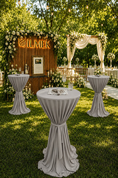ilmek Dertsiz Tied Bistro Tablecloth - Wedding Event Organization Hotel Resta...