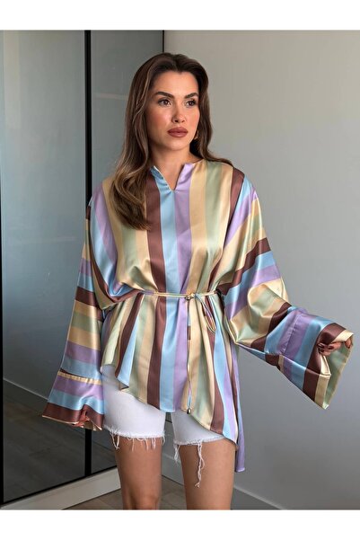 ROUPAS COLLECTİON Gökkuşağı Şıklığı Bluz
